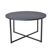 BEISTELLTISCH Ronda Schwarz - Schwarz, Metall (60/60/36cm) - LOFT42