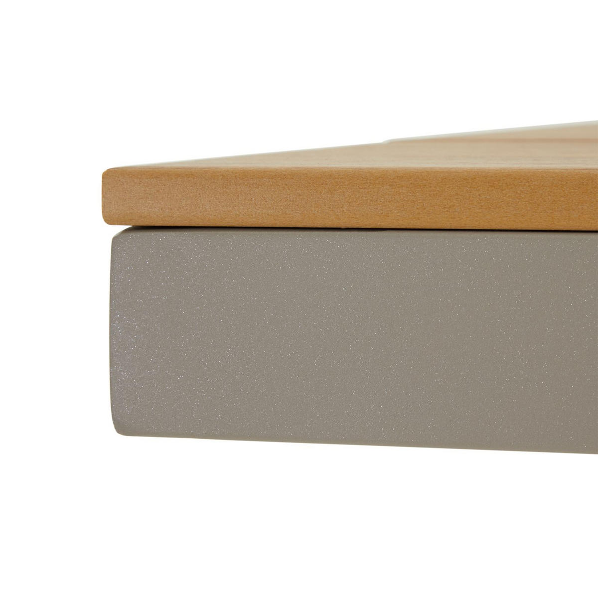 GARTENTISCH WINDY grau/braun - Braun/Grau, Metall (90/150/75cm) - IDIMEX