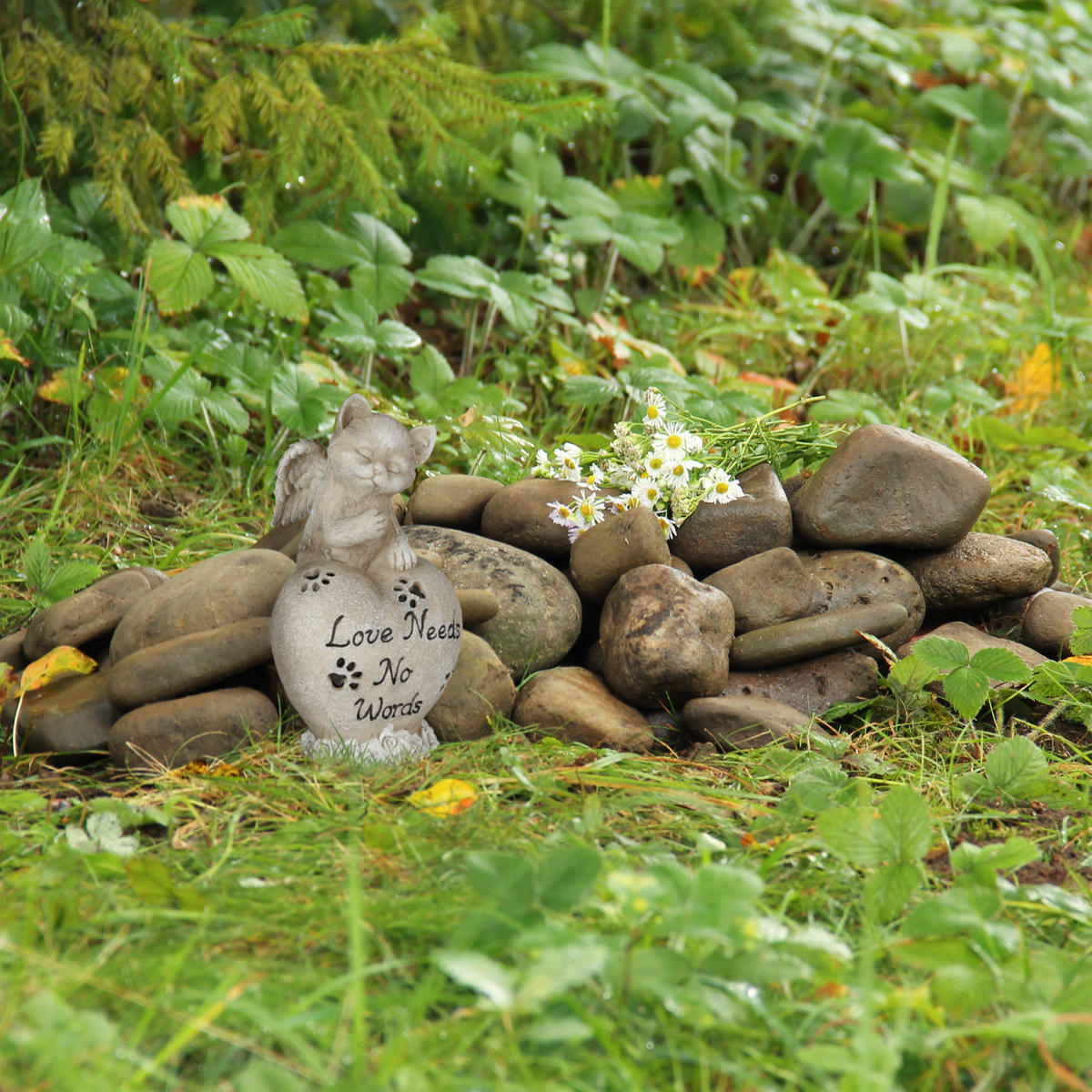 GRABSCHMUCK - Creme, Kunststoff (11/20.5/10cm) - Relaxdays