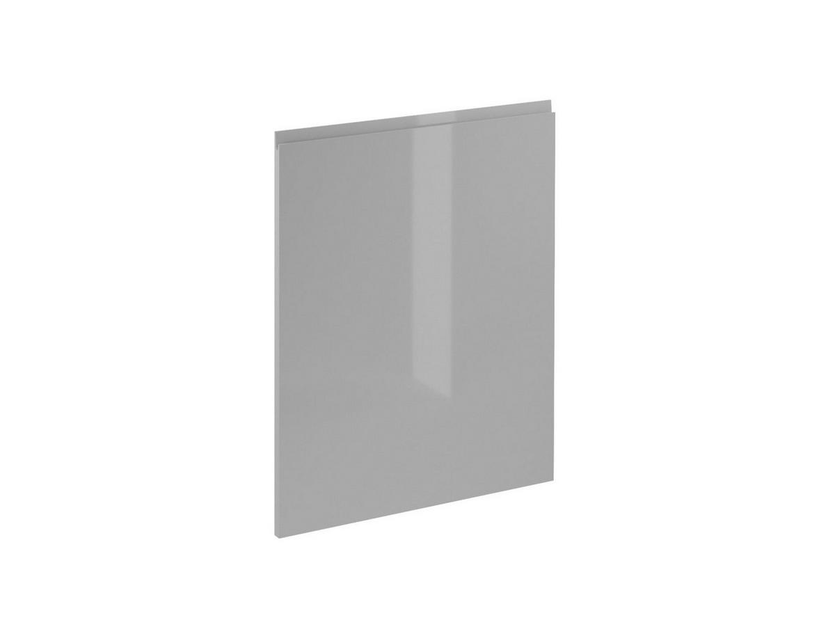 KÜCHENZEILE 360 cm - Aspen KA10-M360 - in Grau/Hochglanz - Grau, Holz (360/212/58cm)