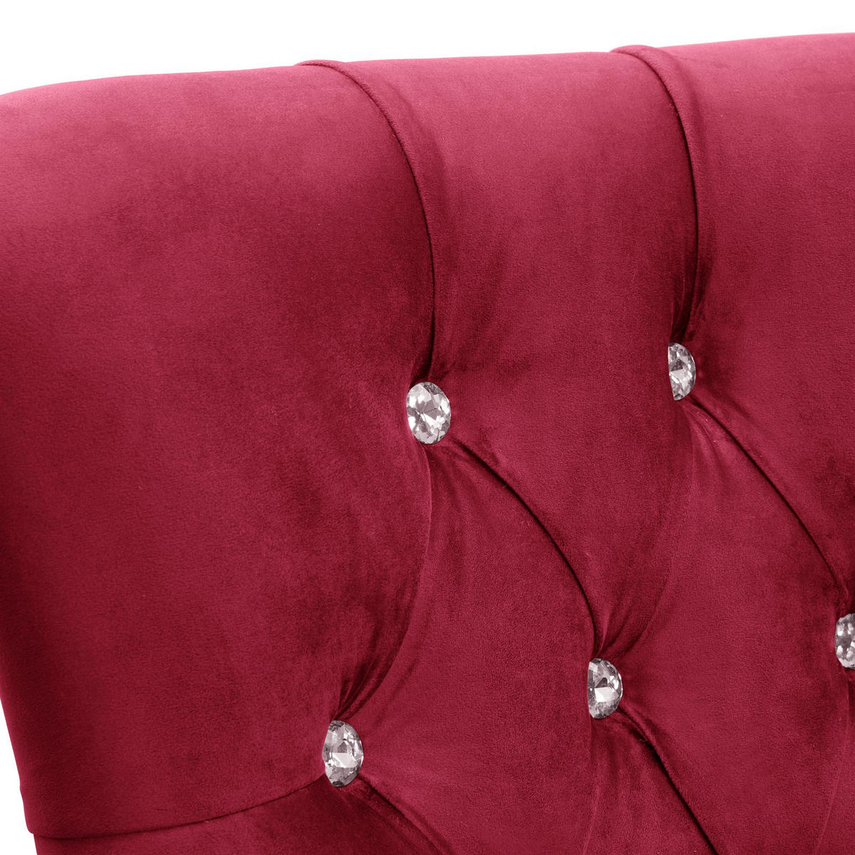 SESSEL Kayley Samtvelours rot - Rot, Kunststoff (71/97/82cm) - 58aufmkessel