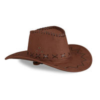 COWBOYHUT - Braun, Textil (35.5/16/39cm) - Relaxdays