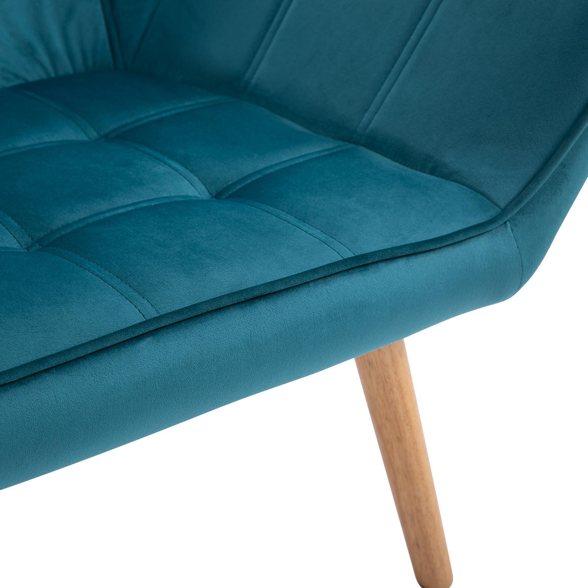 EINZELSESSEL, Relaxsessel, Sessel, Grün - Türkis, Kunststoff (62/72.5/64cm) - HOMCOM