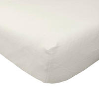 SPANNBETTLAKEN Flanell aus 100% Baumwolle - Creme, Textil (150/200cm) - Homescapes