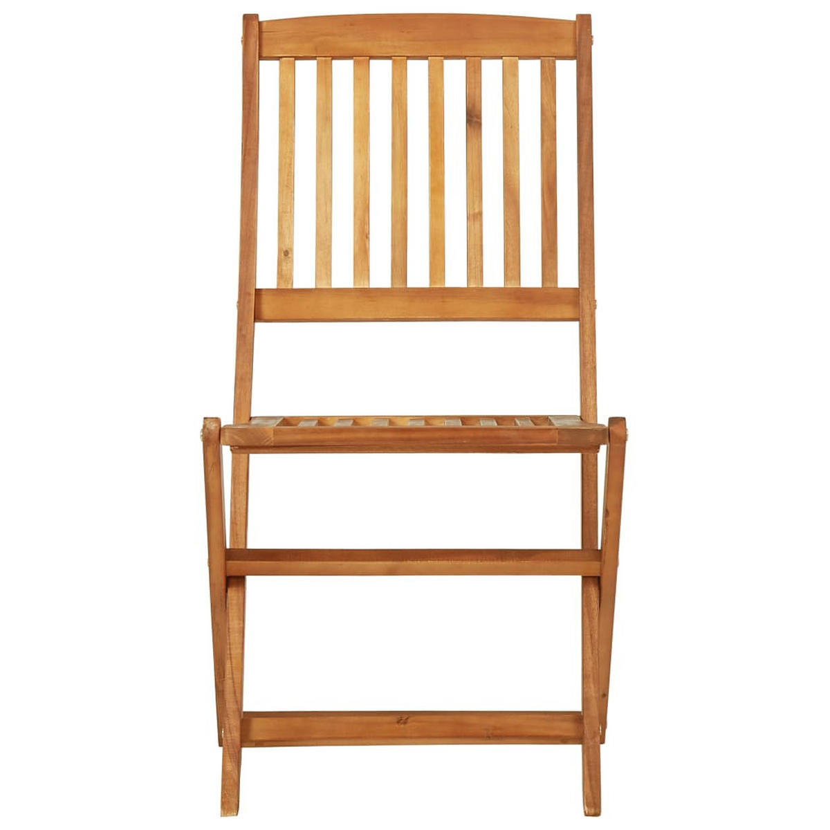 GARTEN-ESSGRUPPE 3-teilig Klappbar Massivholz Akazie - Braun, Holz - vidaXL