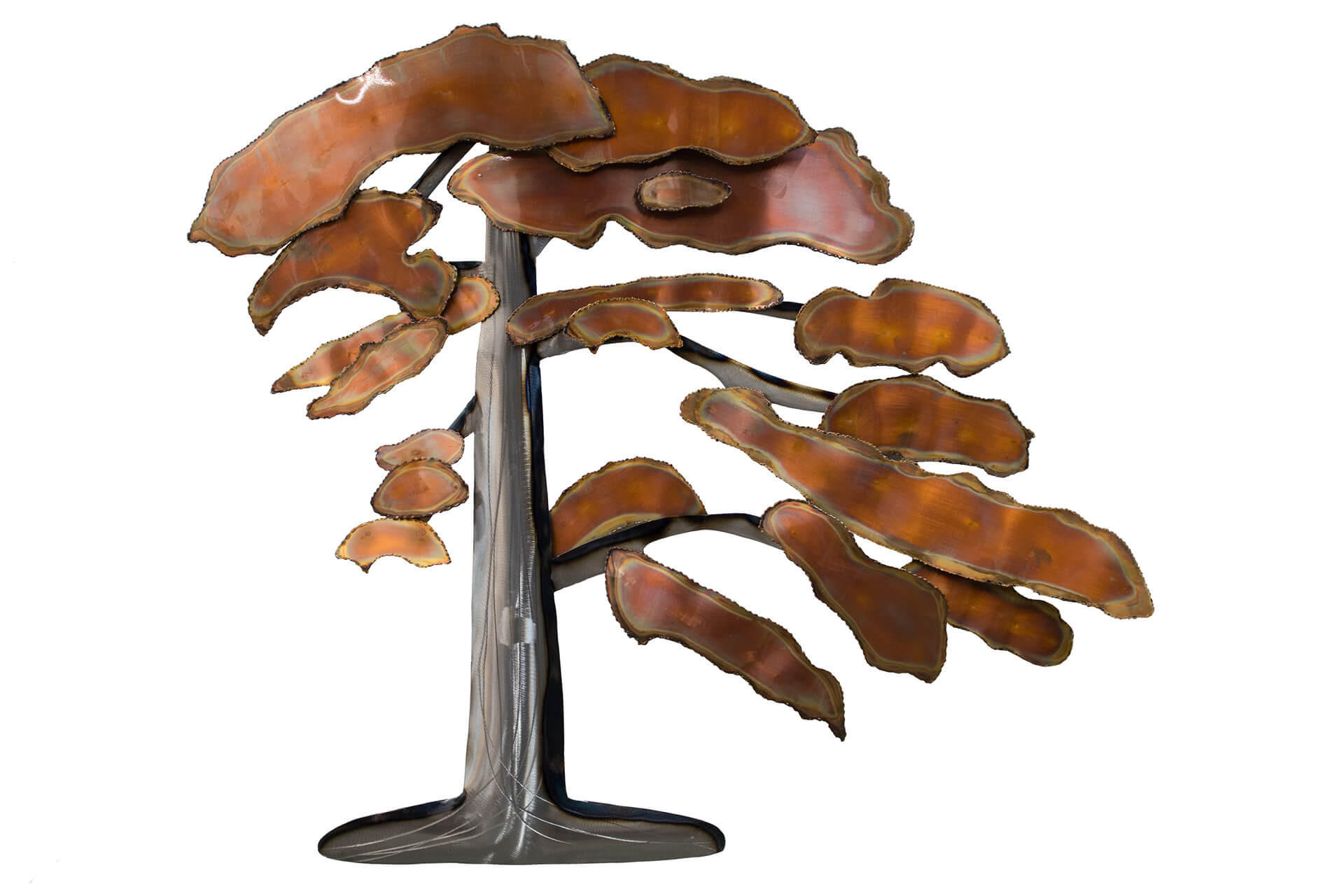 WANDDEKO Kupfer 97/88 cm - Braun/Kupferfarben, Metall (3/88/7cm) - KUNSTLOFT