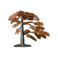 WANDDEKO Kupfer 97/88 cm - Braun/Kupferfarben, Metall (3/88/7cm) - KUNSTLOFT