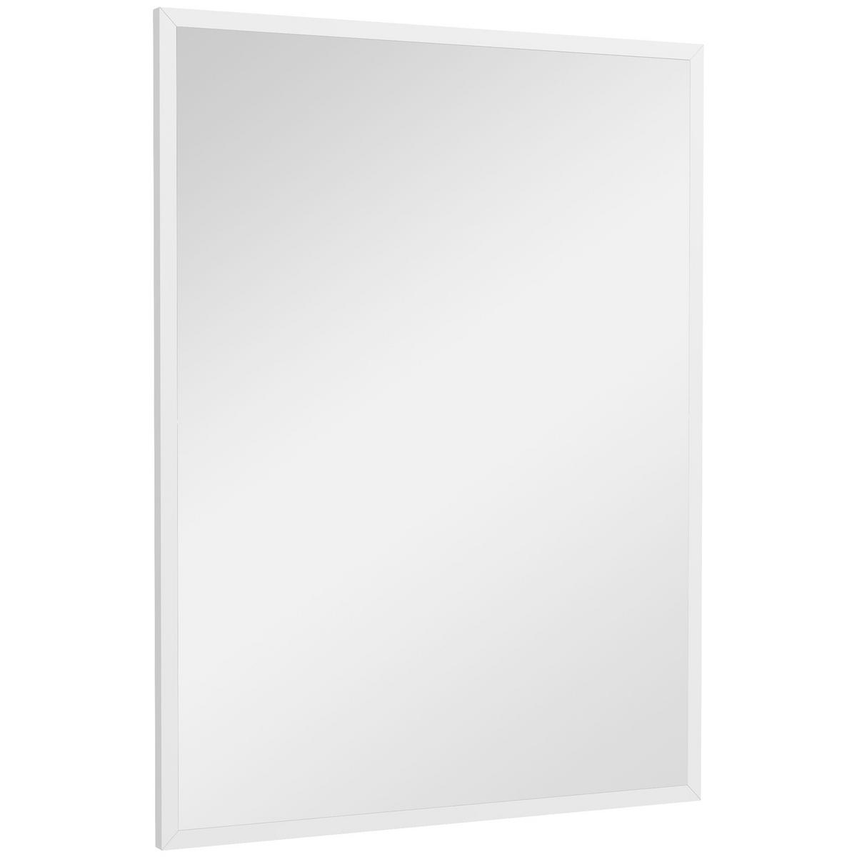 SPIEGEL DE-14262 60/80 cm mit MDF-Rahmen Weiß - Weiß, Glas (60/80/2cm) - ComfortXL