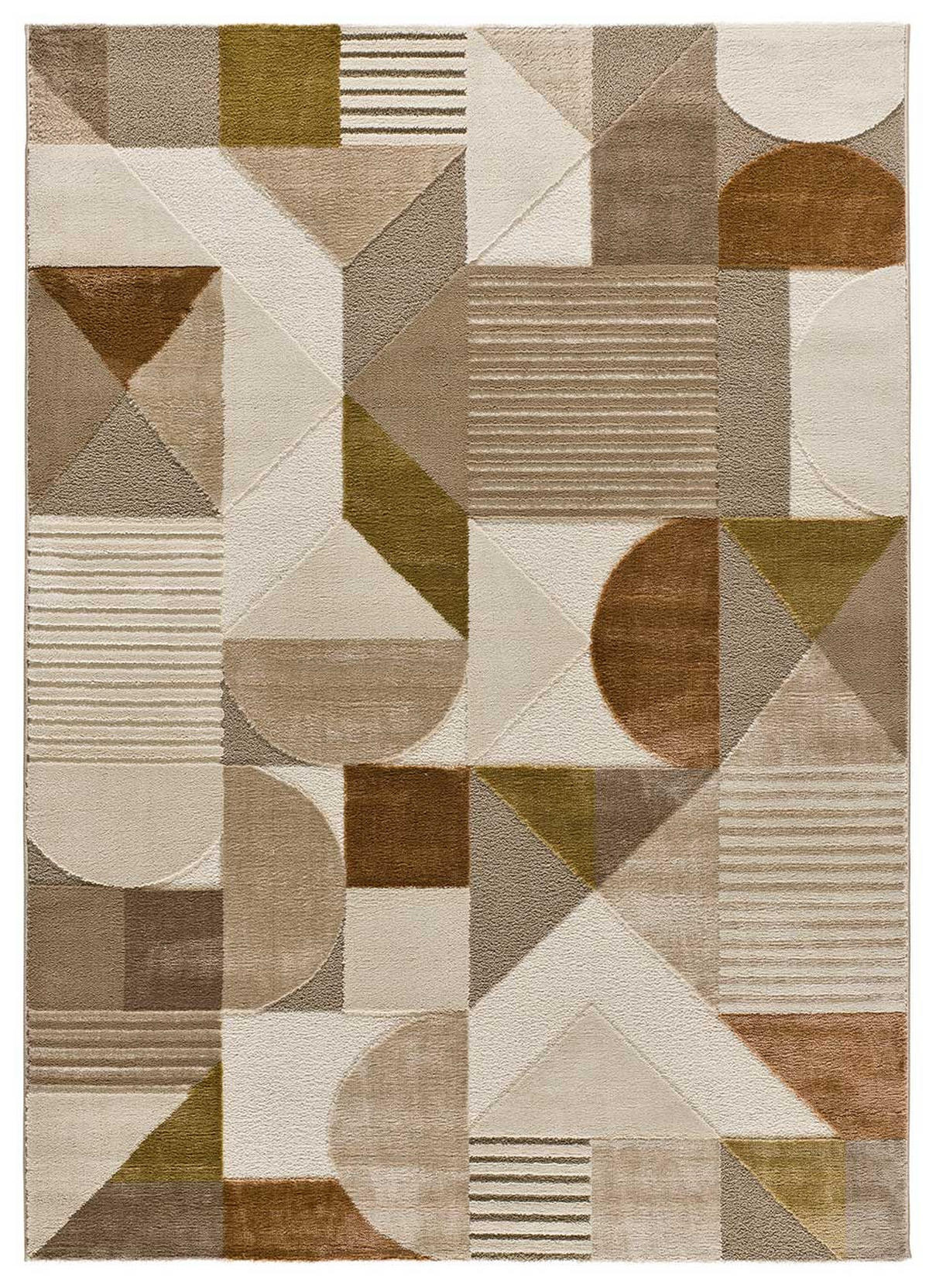 WEBTEPPICH Erdfarbe Melfi 160/230 cm - Hellbraun/Kupferfarben, Naturmaterialien/Textil (160/230cm) - Atticgo
