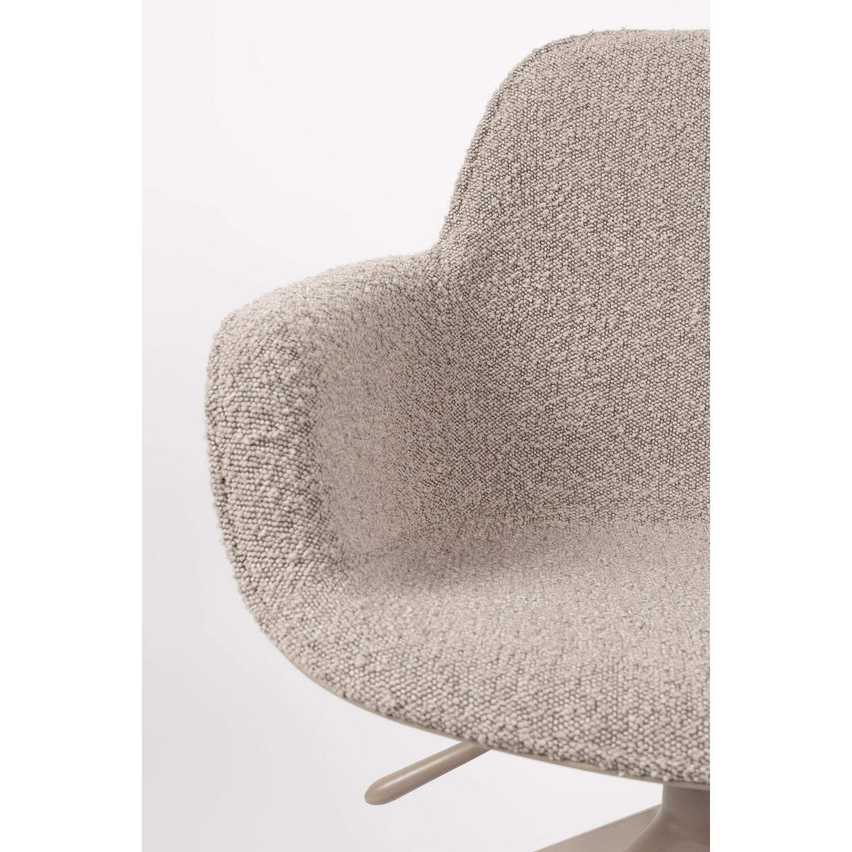 BÜROSTUHL Albert Kuip Armlehne Taupe - Taupe, Kunststoff (59.2/84.4/52cm) - Zuiver