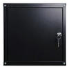 SCHLIESSFACHWÜRFEL Cubic HxBxT 35x35x35 cm Schwarz - Schwarz, Metall (35/35/35cm) - PROREGAL