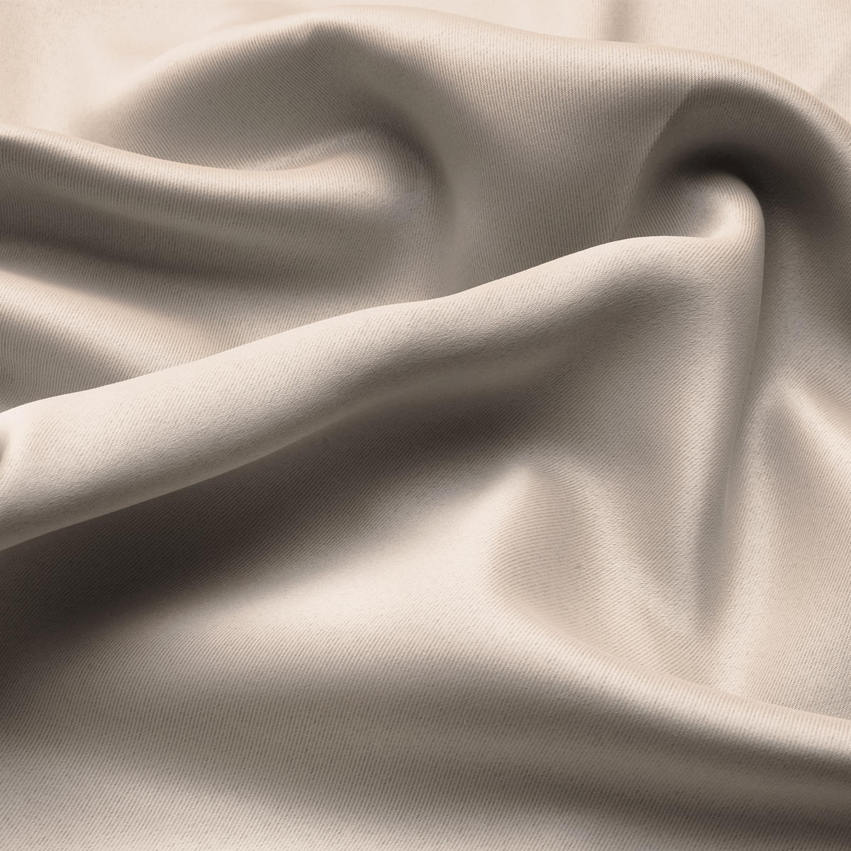 VORHANG Amelie BO mit Öse 140x245cm Sand (2tlg) - Sandfarben, Textil (140/245/1cm) - Beautissu 