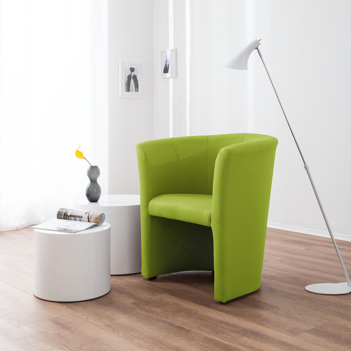 COCKTAILSESSEL - Grün, Kunststoff (67/75/59cm) - home24