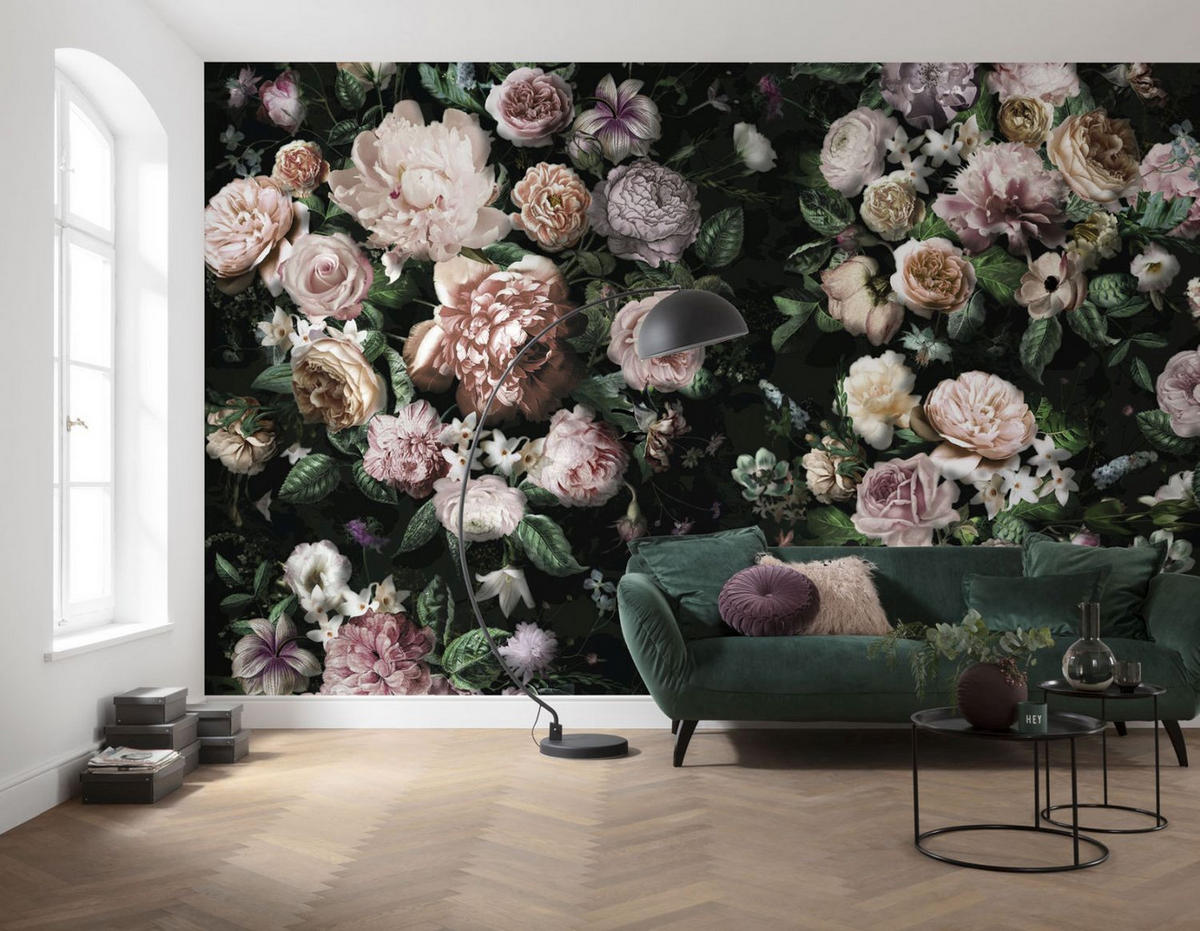 FOTOTAPETE Blumen 400 x 250 cm - Pink, Papier (400/250cm) - Sanders & Sanders