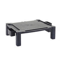 MONITORERHÖHUNG KUNSTSTOFF Schwarz - Schwarz, Kunststoff (33/43/13cm) - MCW