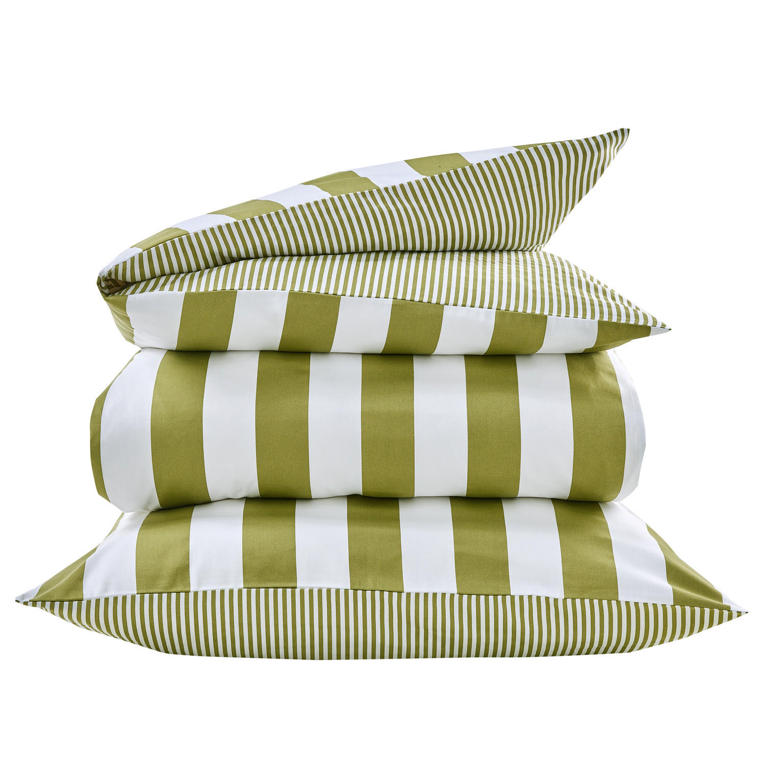 BETTWÄSCHE All Dreams aus Baumwolle 155 x 220 cm - Olivgrün, Textil (135/200cm) - Butlers