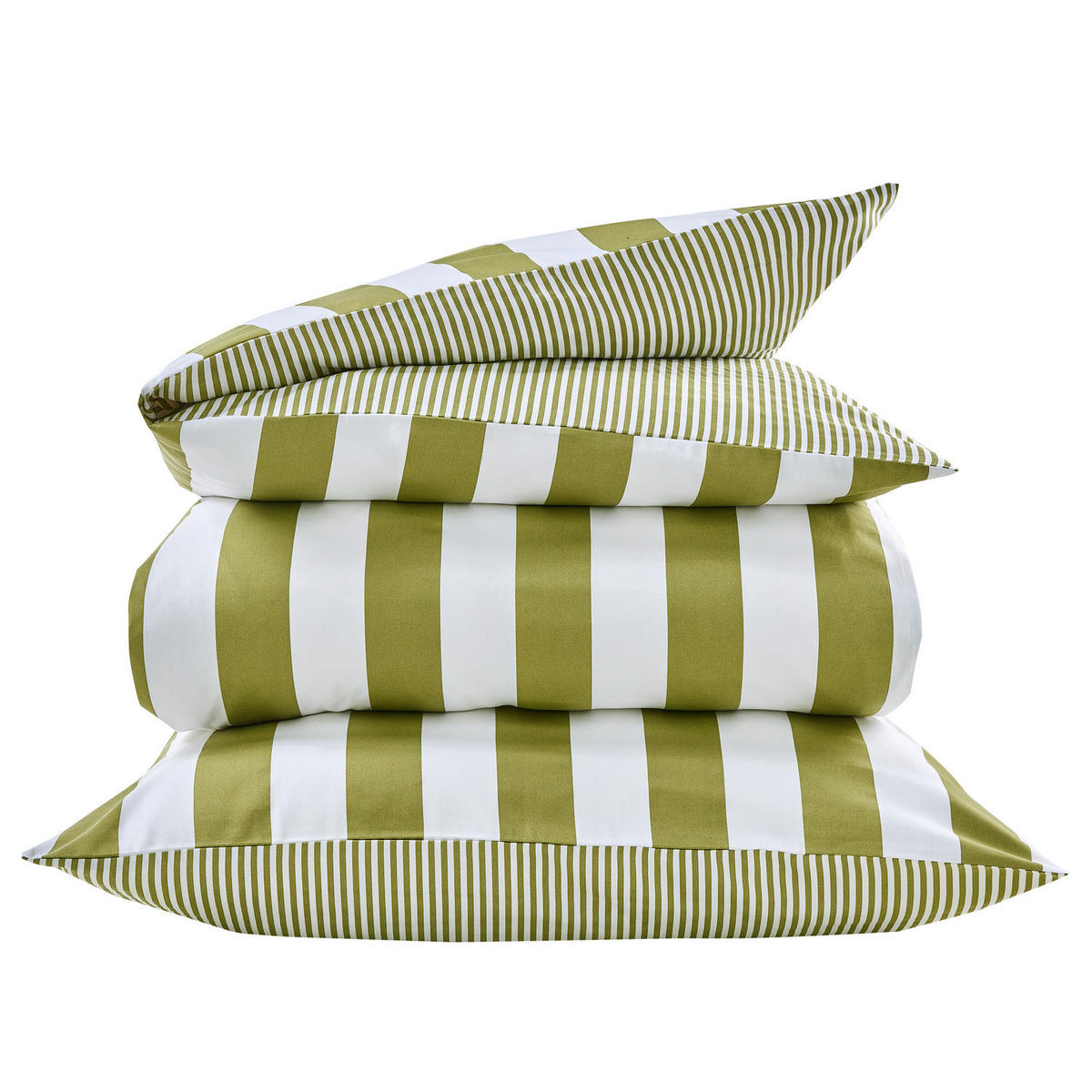 BETTWÄSCHE All Dreams aus Baumwolle 155 x 220 cm - Olivgrün, Textil (135/200cm) - Butlers