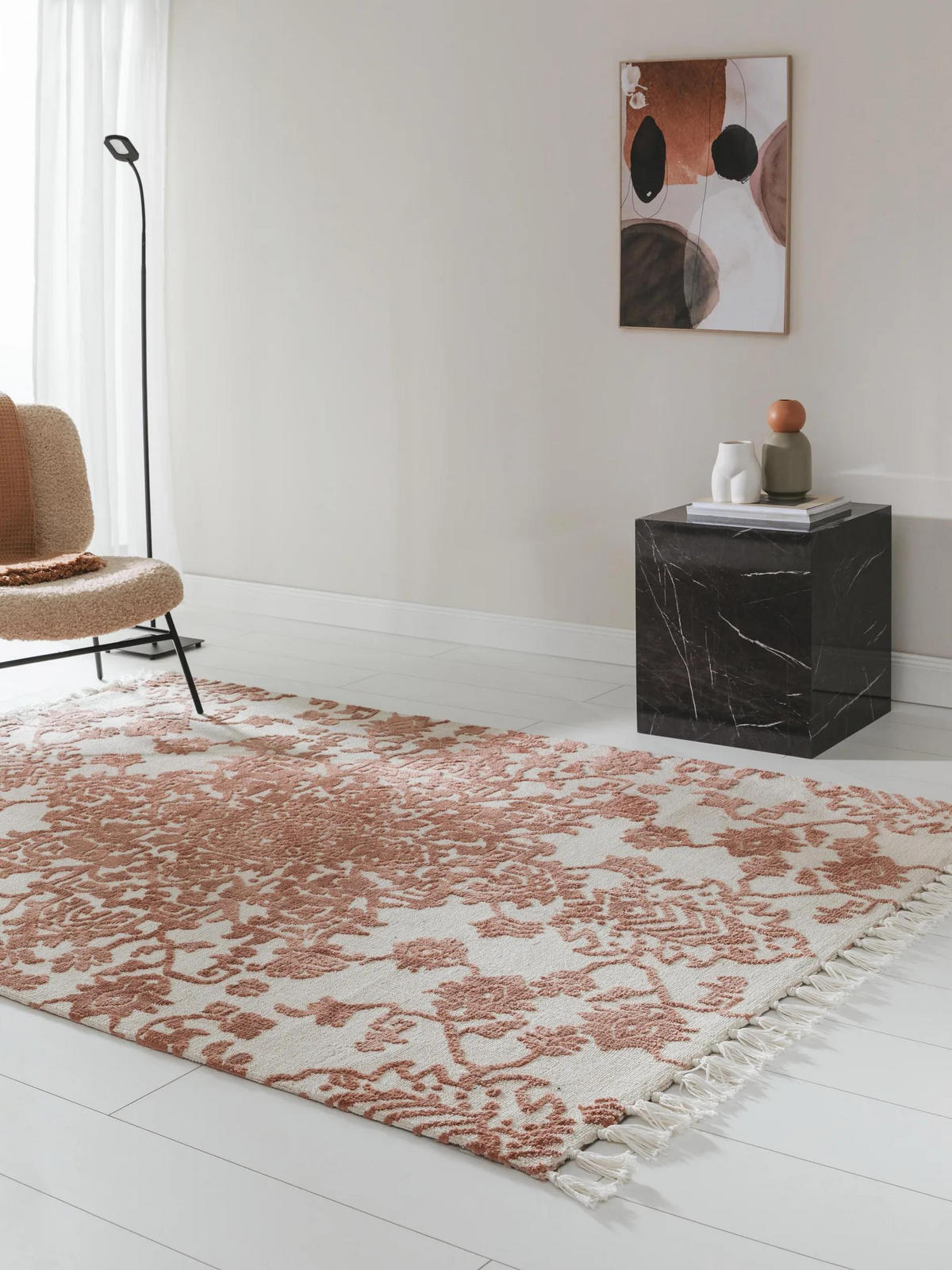 TEPPICH Elias Terracotta 120x170 cm - Terracotta, Textil (120/170cm) - benuta Nest