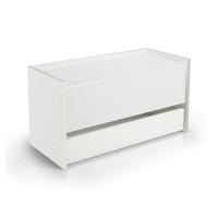 TRUHENBANK Weiß 40/90/46 cm - Weiß, Holzwerkstoff (90/46/40cm) - DMORA