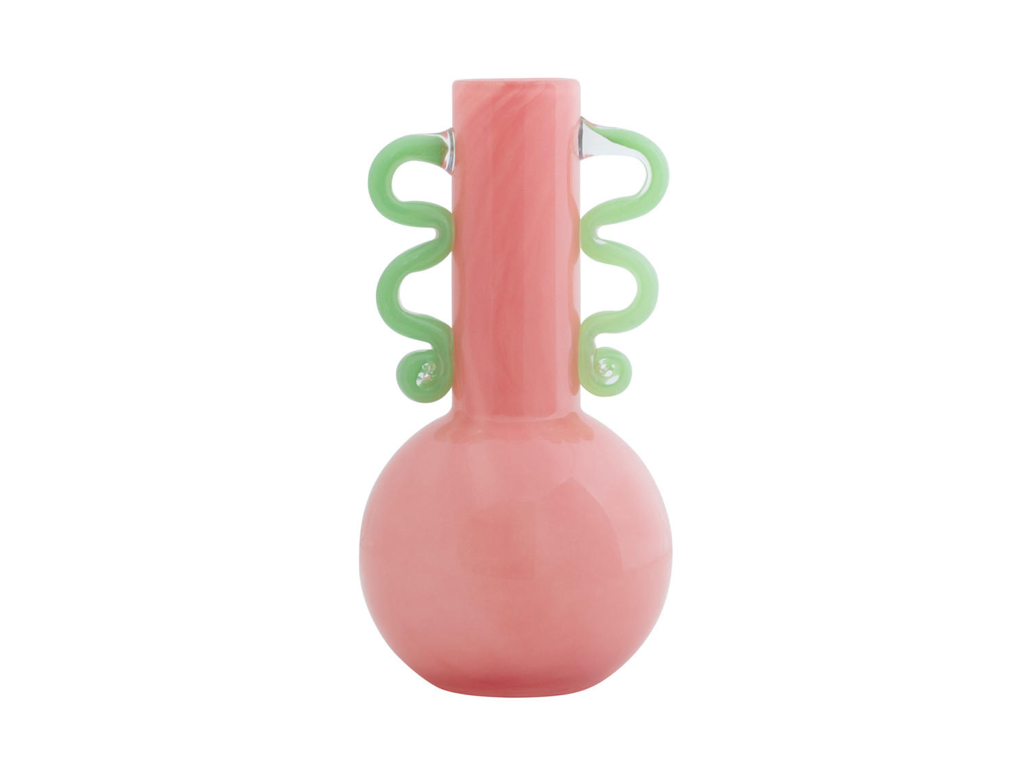 VASE Fiesta 14/14/28 cm - Pink, Glas (14/28cm) - Present Time