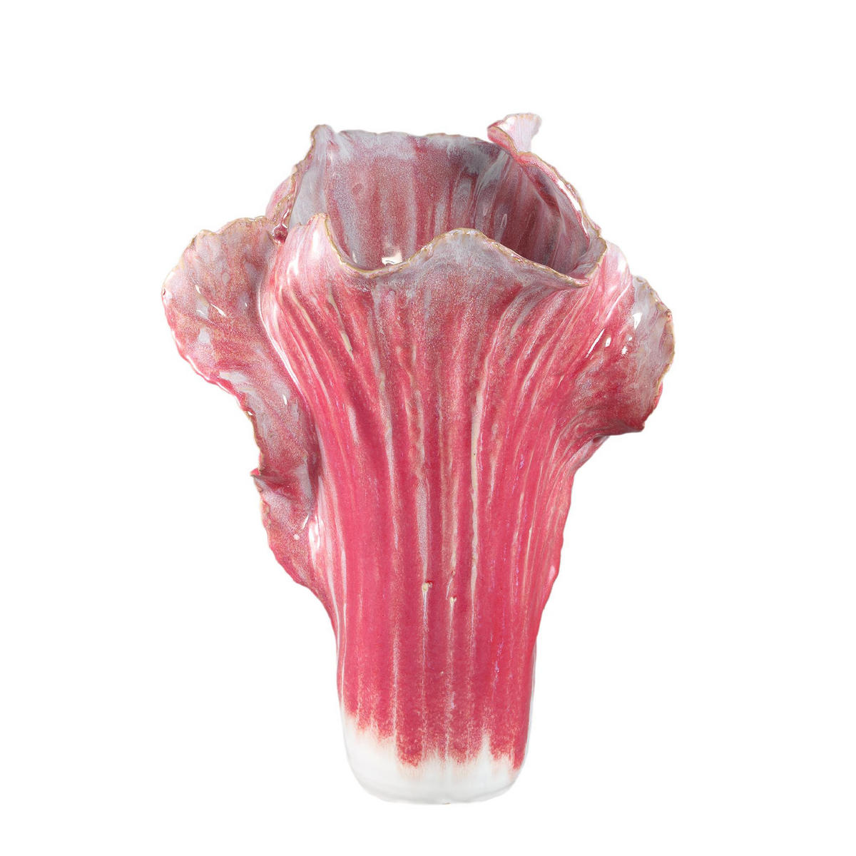 TOPF Swing Rosa 37.5/36/51cm - Pink, Keramik (51cm) - PTMD Collection