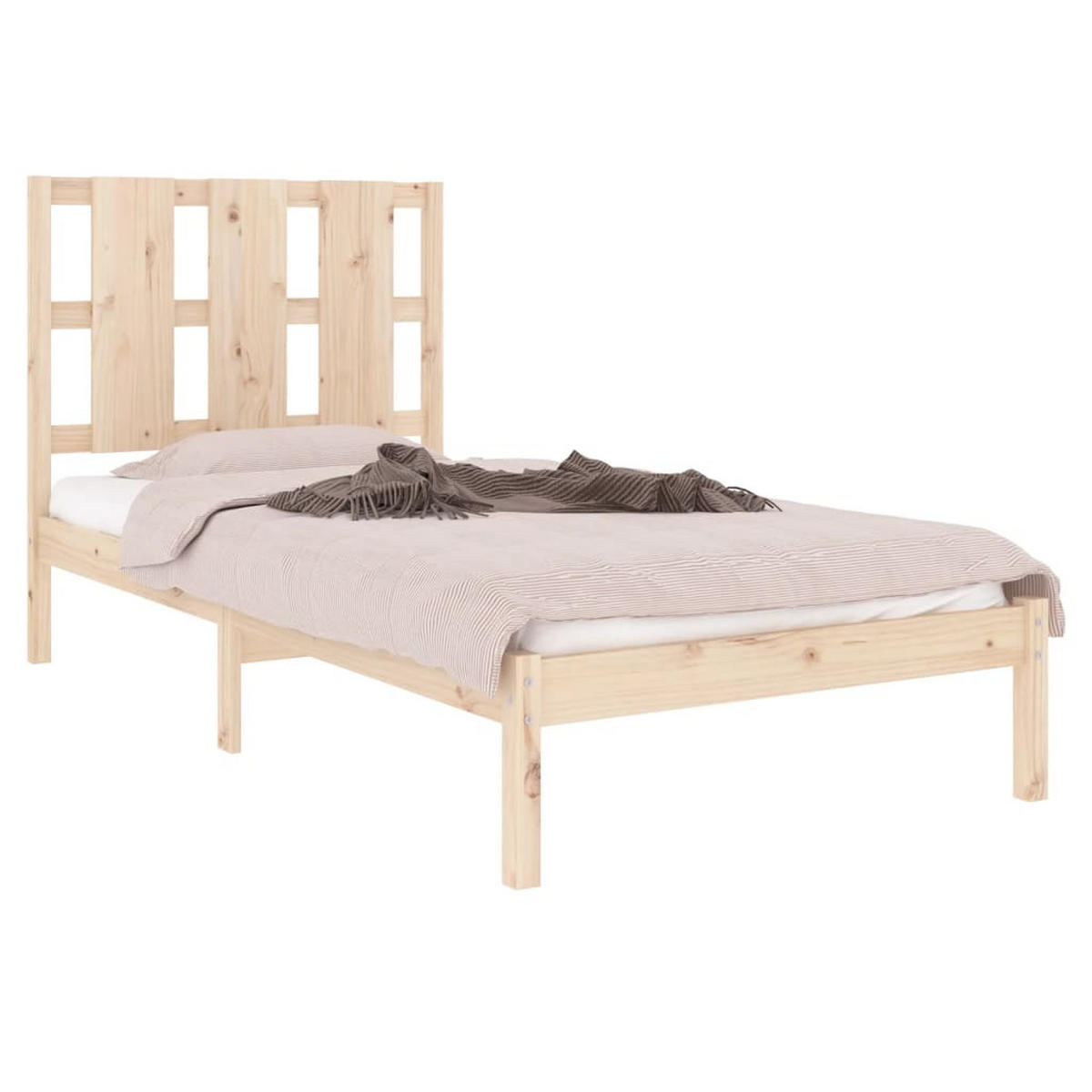 BETT Neil 100/195.5 cm - Braun, Holz (100/190cm) - Nettlife