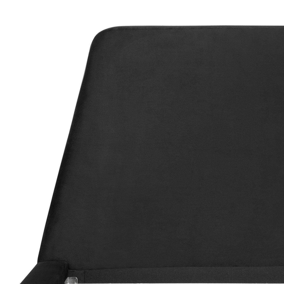 POLSTERBETT mit Lattenrost 180x200 cm Schwarz Vienne - Schwarz, Textil (180/200cm) - Beliani