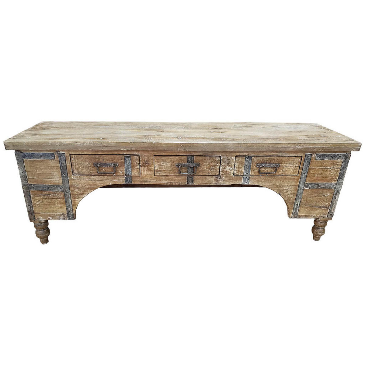 TV-LOWBOARD aus Holz, 175x45x57cm - Braun, Holz (175/57/45cm) - Wanderlust