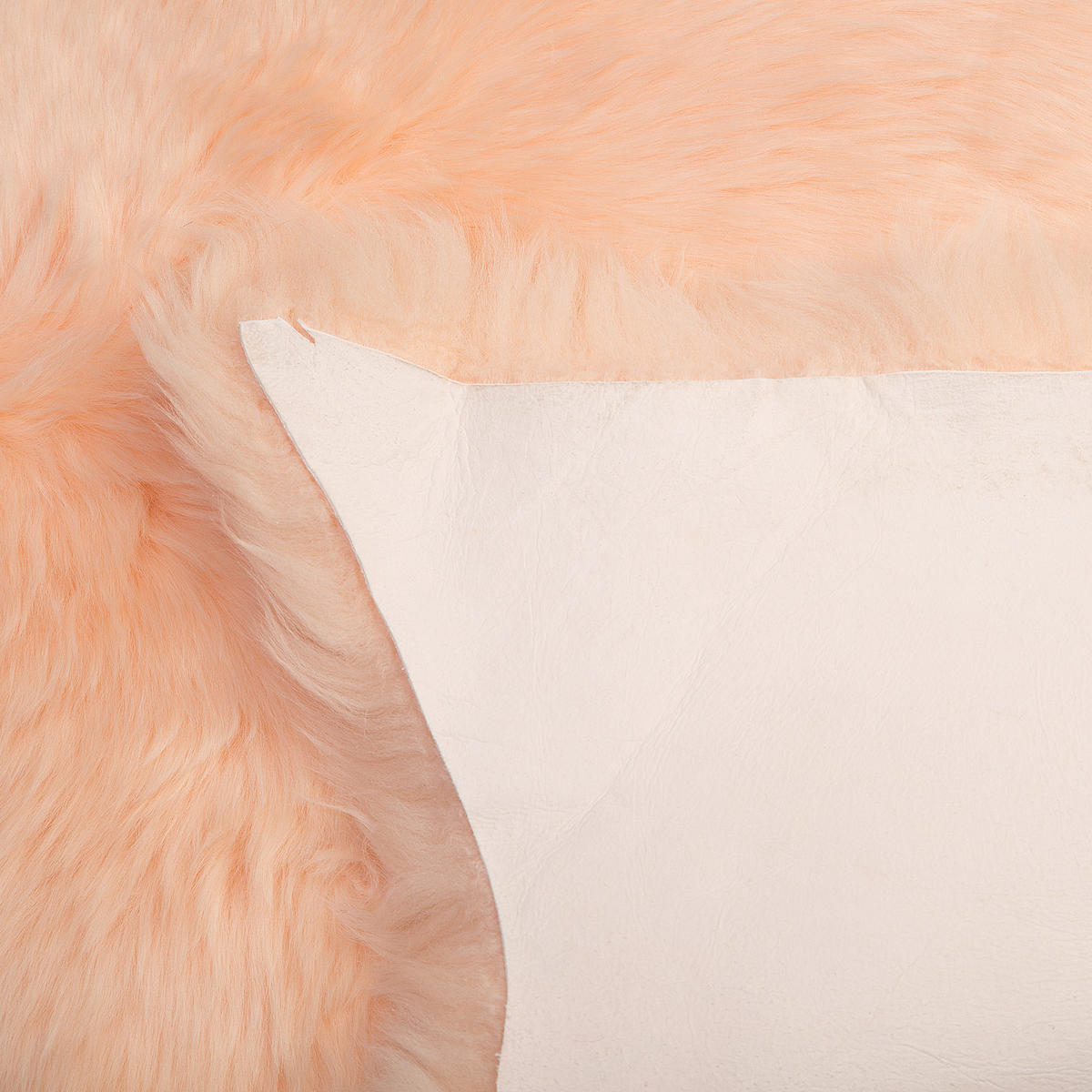 SHAGGY-SCHAFFELL Uluru 100/110/65 cm - Pink, Fell (65/100cm) - Beliani