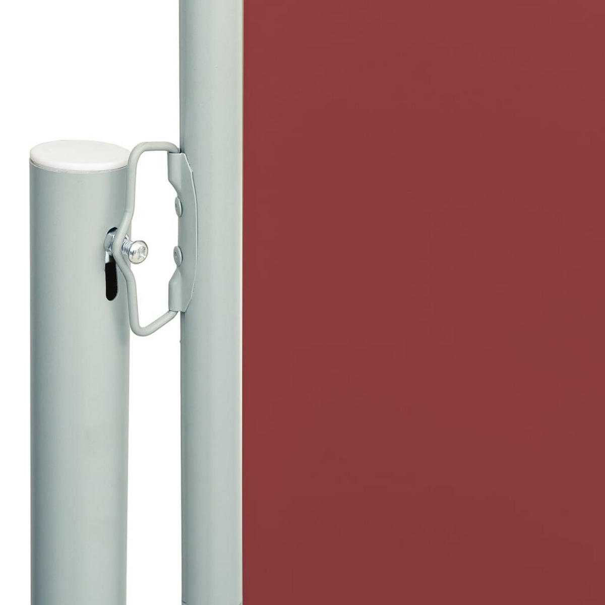 SEITENMARKISE Ausziehbar 180x600 cm Rot - Rot, Textil (600/180/1cm) - furnicato