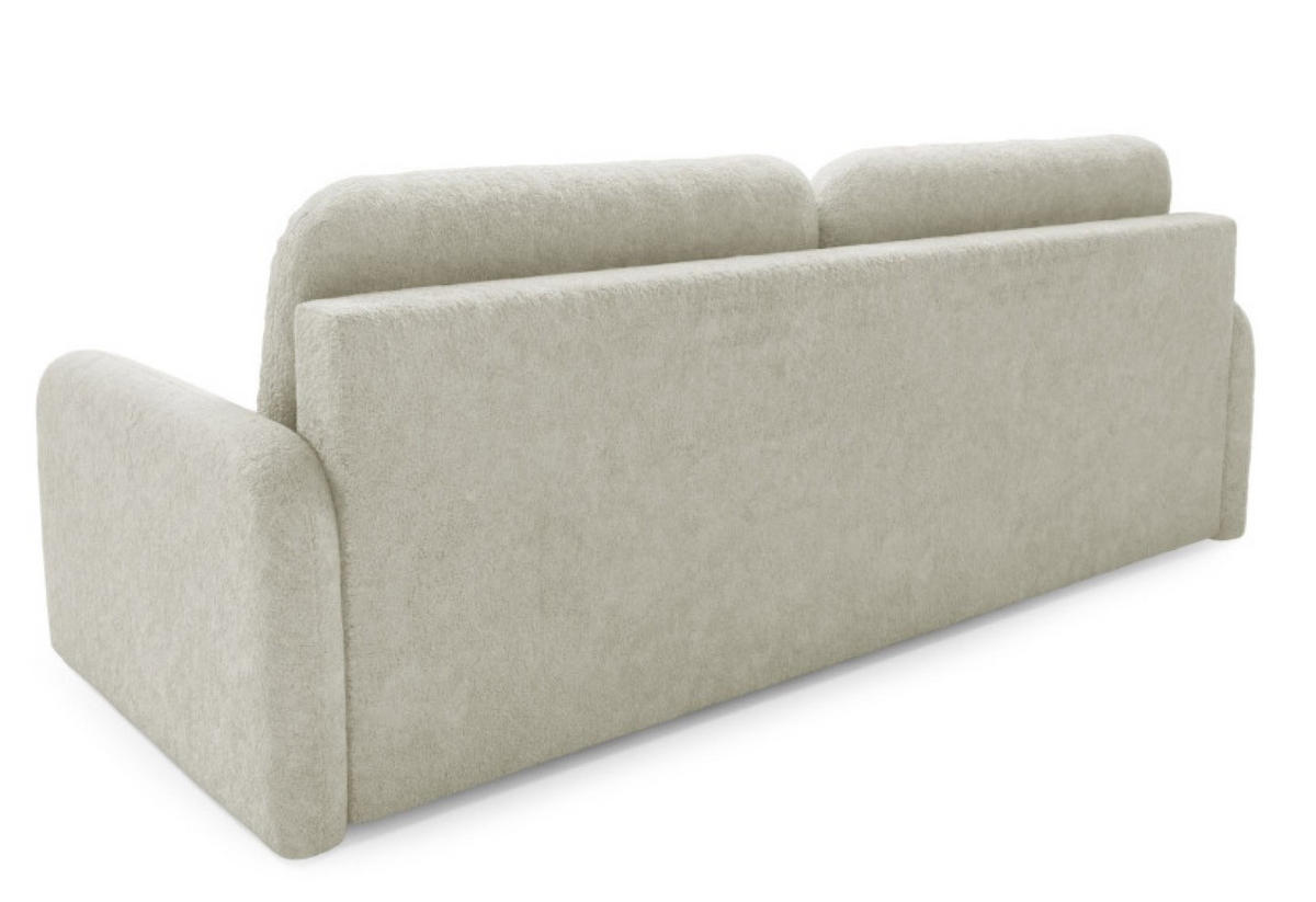 SOFA Grau RAVI Mit Bettkasten In Stoff Fredo 20 - Beige/Grau, Textil (218/90/88cm) - Sepro Meble
