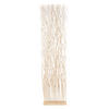 RAUMTEILER WAVE Weidenzweige geblichen - Beige, Naturmaterialien (40/170/12cm) - DESIGN DELIGHTS