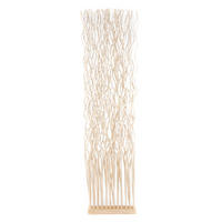 RAUMTEILER WAVE Weidenzweige geblichen - Beige, Naturmaterialien (40/170/12cm) - DESIGN DELIGHTS