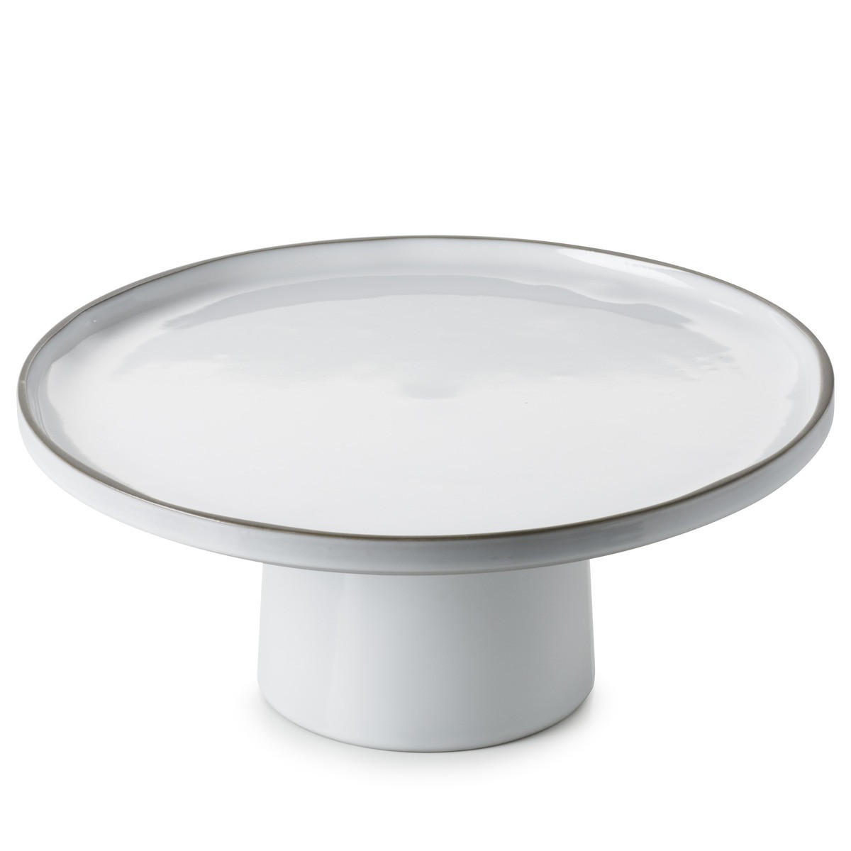TORTENSTÄNDER CARACTERE XL 33 cm WEISS CUMULUS - Weiß, Keramik (33/14/33cm) - Revol Porcelaine France