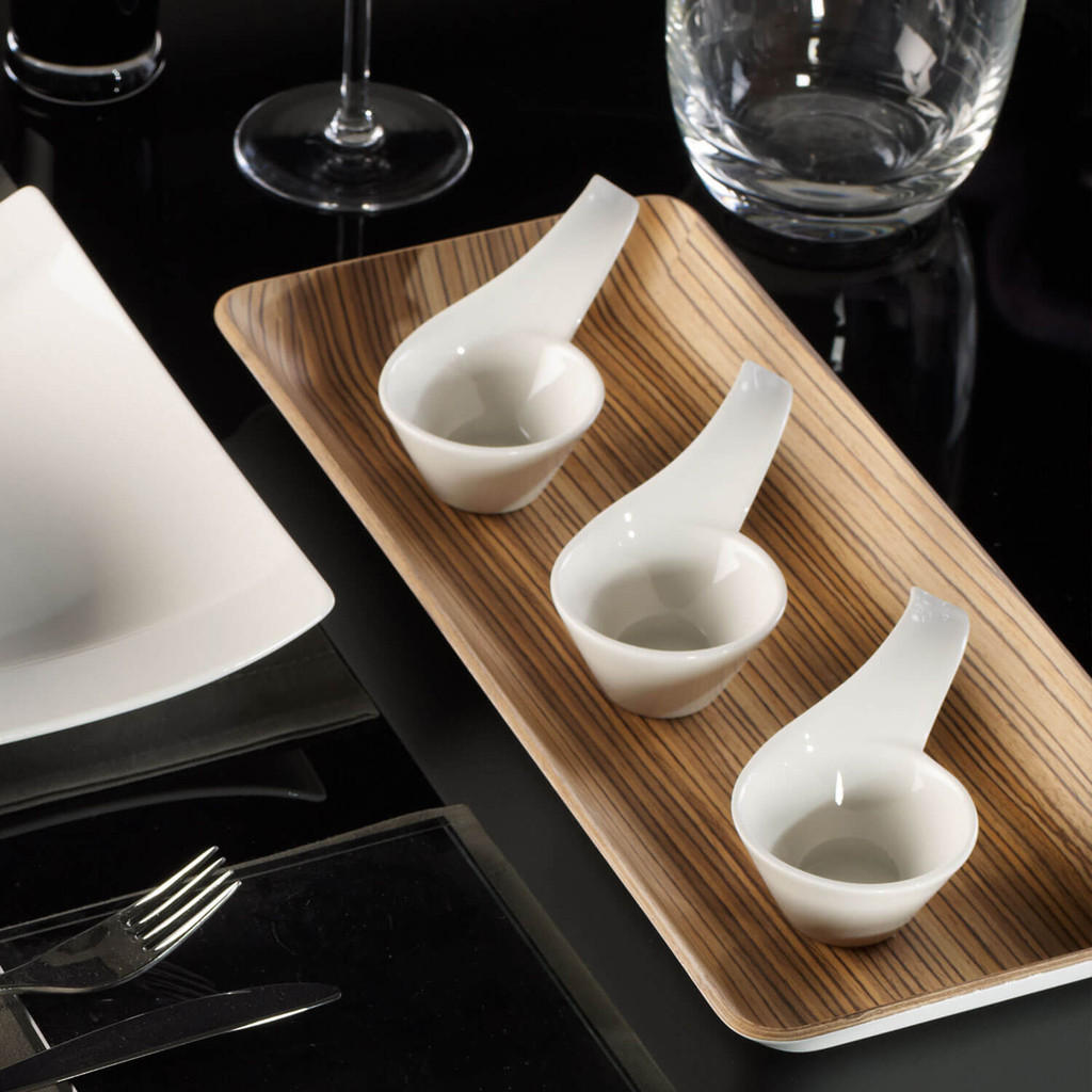DIPSCHÄLCHEN NewWave weiß 40 ml 4er Set - Weiß, Keramik (1cm) - Villeroy & Boch