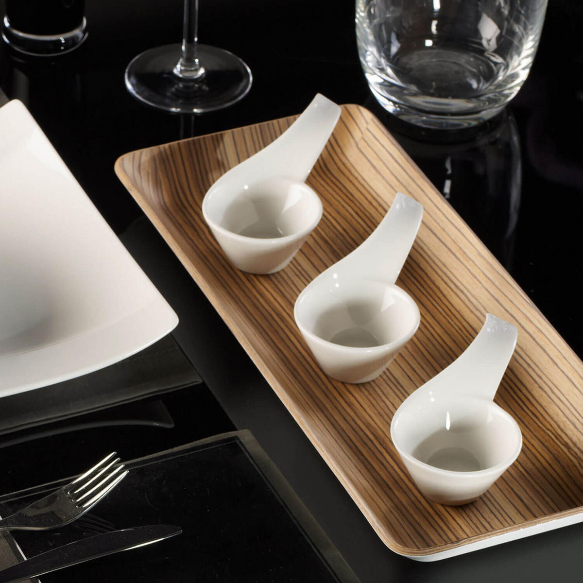 DIPSCHÄLCHEN NewWave weiß 40 ml 4er Set - Weiß, Keramik (1cm) - Villeroy & Boch