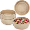 SCHALEN SET KAIRO MOCHA - 4 teilig aus Steingut - Beige, Keramik (26.5cm) - Sänger