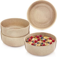 SCHALEN SET KAIRO MOCHA - 4 teilig aus Steingut - Beige, Keramik (26.5cm) - Sänger