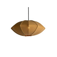 HÄNGELAMPE Paris Disc - Grün - 22 cm - Grün, Textil (50/50/22cm) - Leitmotiv
