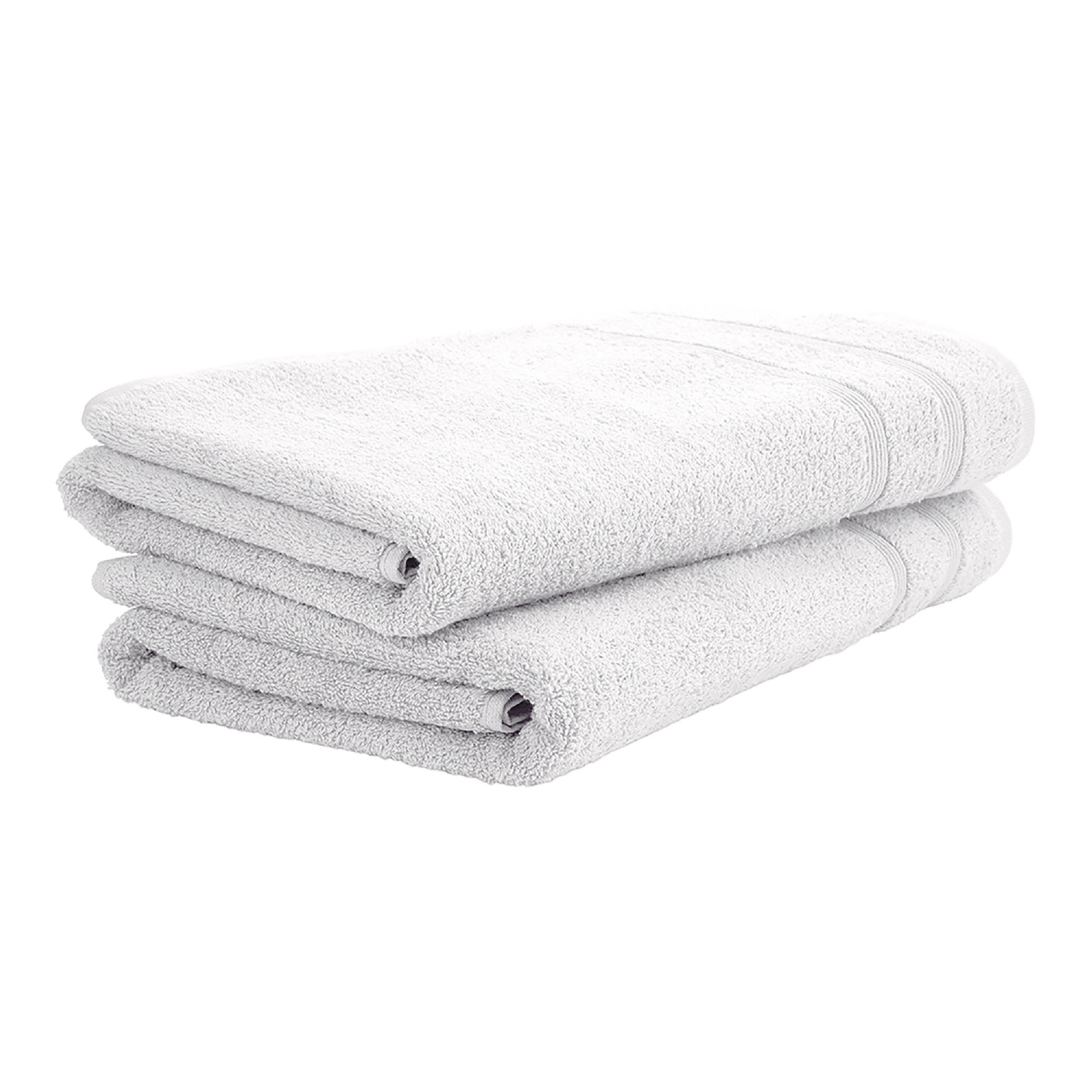 DUSCHTUCHSET Brooklyn - 2-teilig - 70 x 140 cm - Weiß - Weiß, Textil (70/140cm) - Uncover by Schiesser