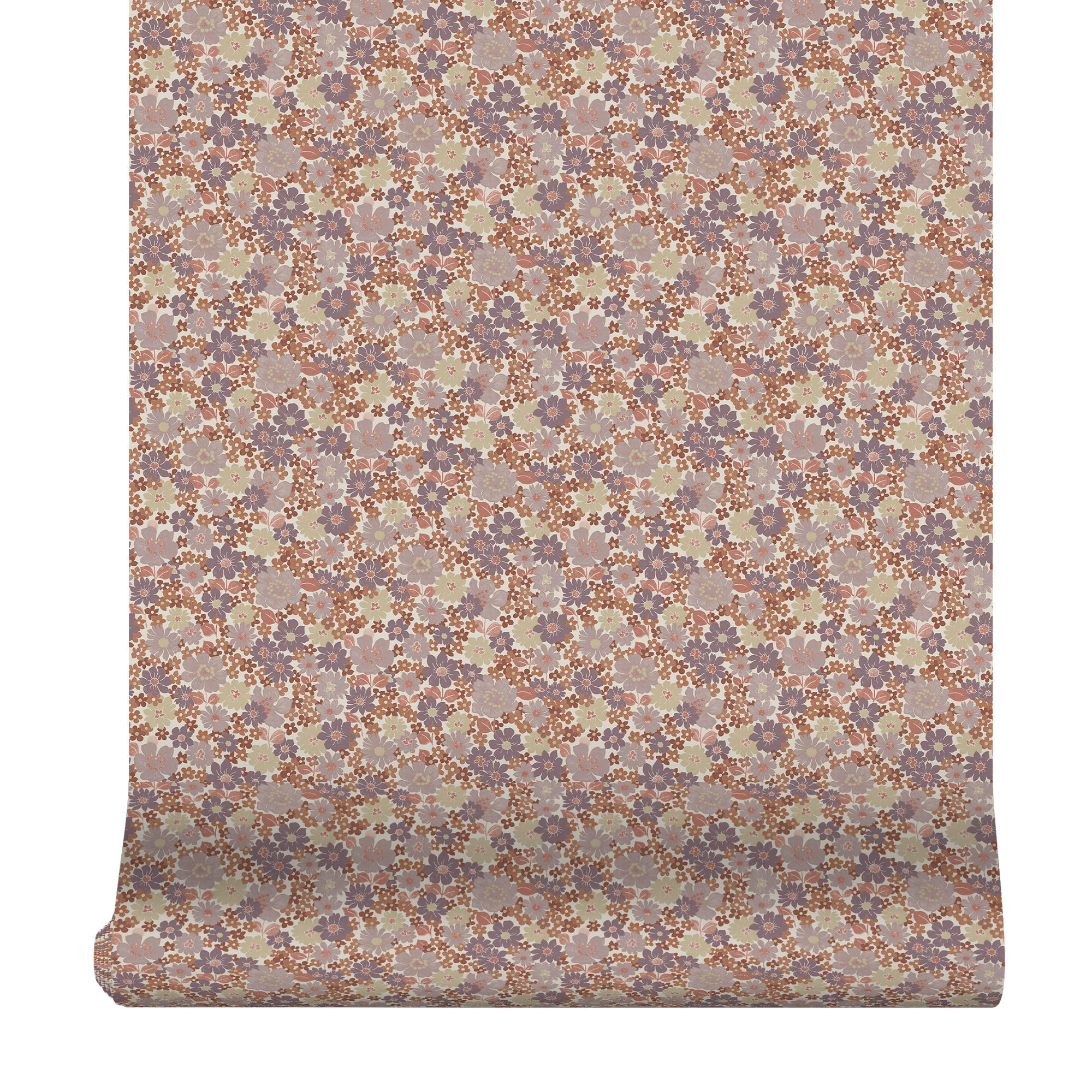 VLIESTAPETE - Kleine blumen 1000x53cm - Lila, Papier/Kunststoff (53/1cm) - Superfresco Easy