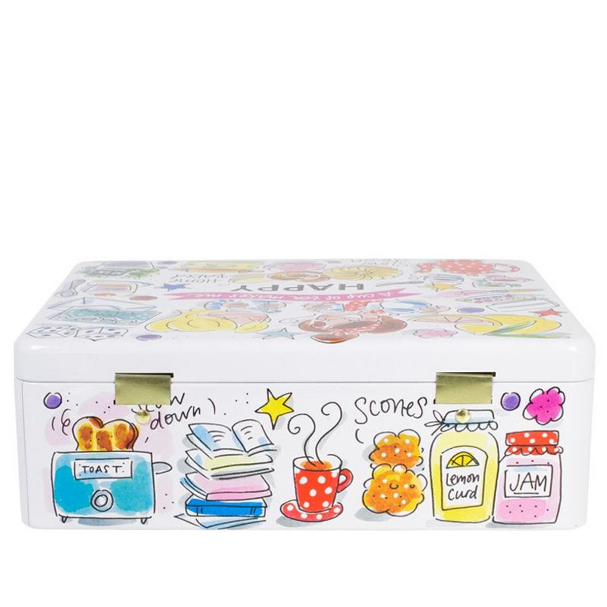 TEEDOSE Happy in Bunt - 7cm - Multicolor, Metall (20.3/7/15.7cm) - Blond Amsterdam