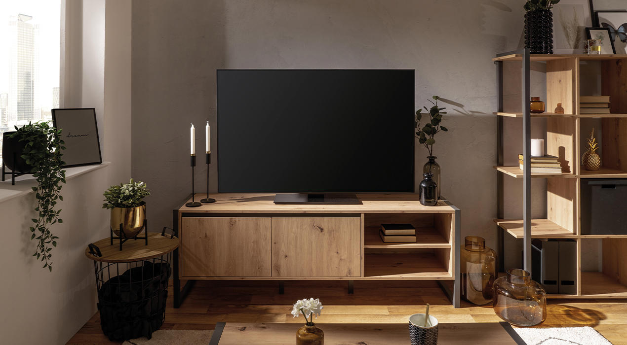 TV-Möbel Eichefarben mit TV