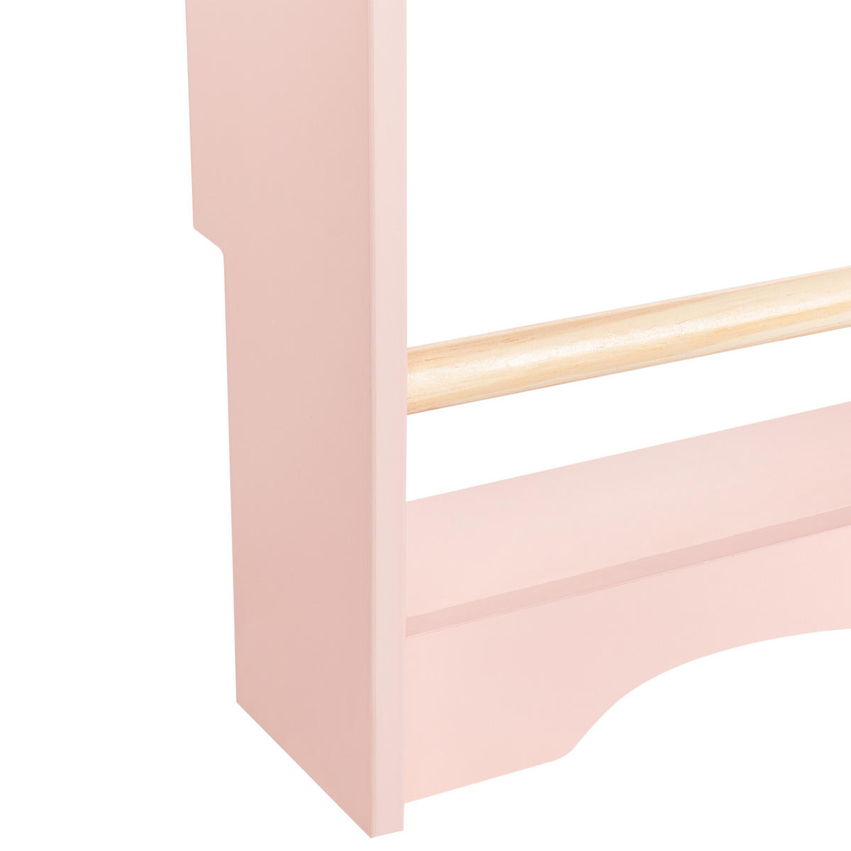 RAFT DE PERETE 100 cm roz pastel Liloet - roz aprins, compozit lemnos (60/100/12cm) - Beliani