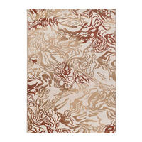 KURZFLORTEPPICH Kupfer / Beige Astra 133/190 cm - Beige/Kupferfarben, Naturmaterialien/Textil (133/190cm) - Atticgo