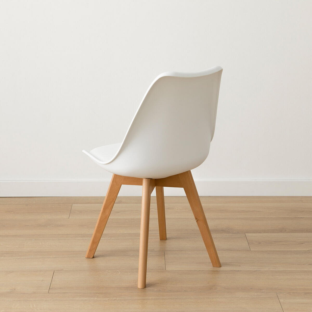 STUHL Scandinavian Weiß 49 cm x 82 cm - Weiß, Kunststoff (49/82/54cm) - Kenay Home