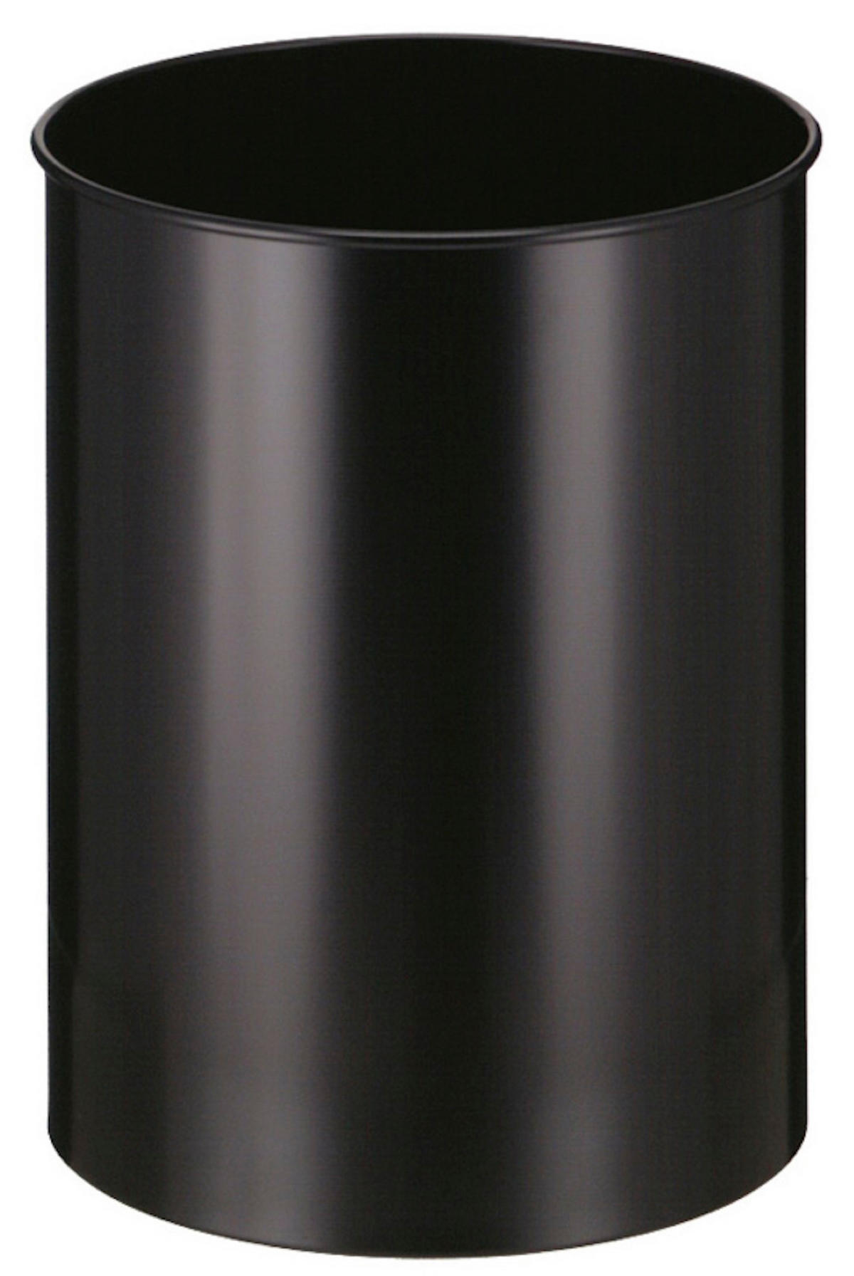 PAPIERKORB Stillvoll Metall 30 Liter 47x33,5 cm Schwarz - Schwarz, Metall (33.5/47/33.5cm) - PROREGAL