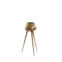 TOPF Marielle Gold Ø44/124 cm - Goldfarben, Metall (44/124/44cm) - Light & Living