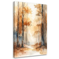 LEINWANDBILD Natur und Botanik 80x120cm - Beige, Textil (80/120cm) - Feeby