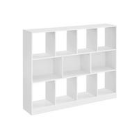 BÜCHERREGAL KHARTOUM - Weiß, Holzwerkstoff (126/100/30cm) - Hansiro
